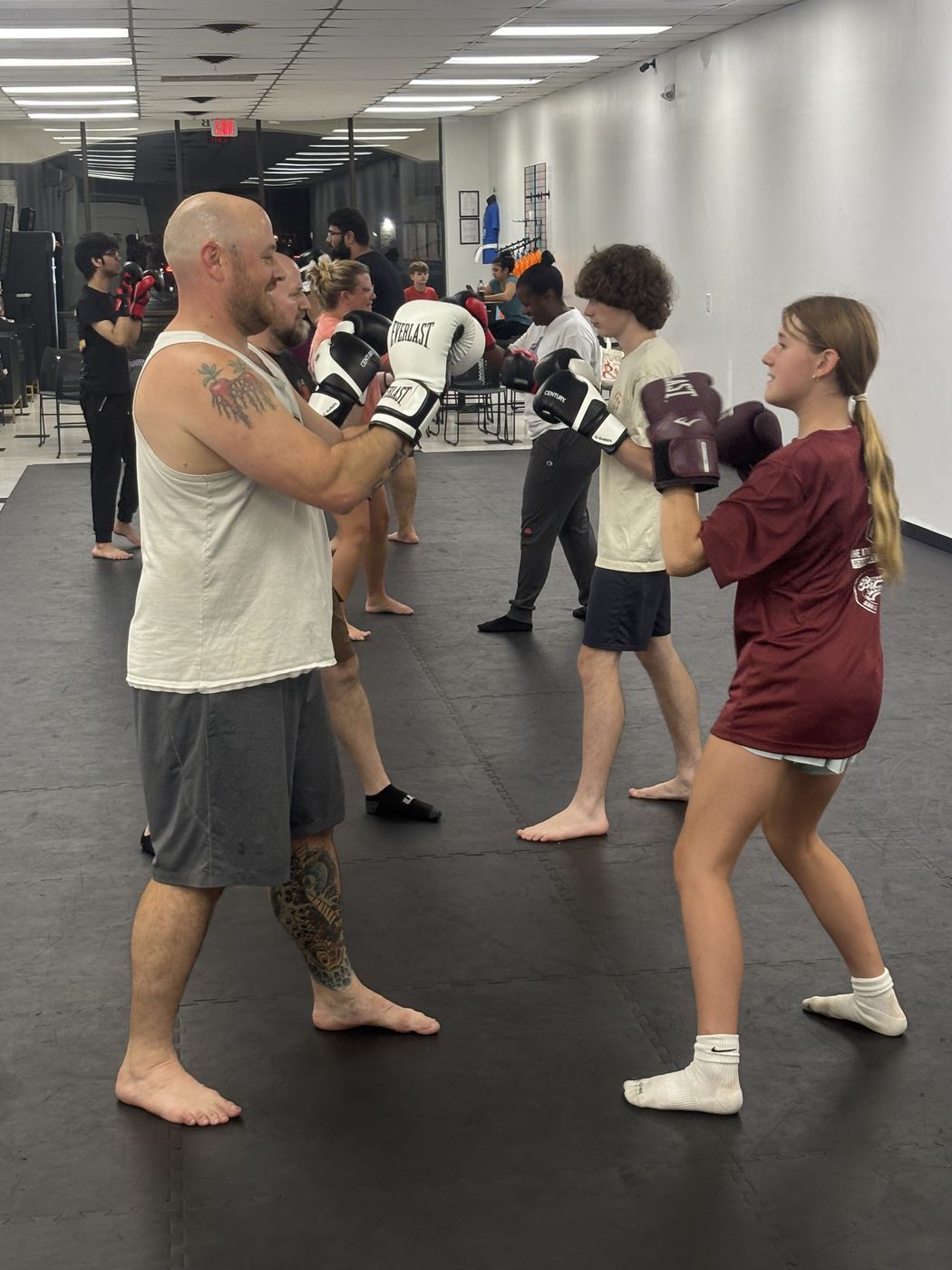 Adult kickboxing class at Legacy Martial Arts — all fitness levels, Salisbury, Maryland