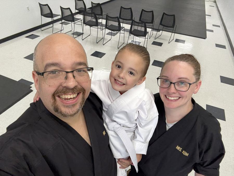 Mr. Justin and Mrs. Kena, instructors and owners of Legacy Martial Arts in Salisbury MD
